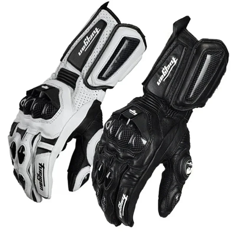 Horse Riding Glove - Luvas de Couro Genuíno para Homens,