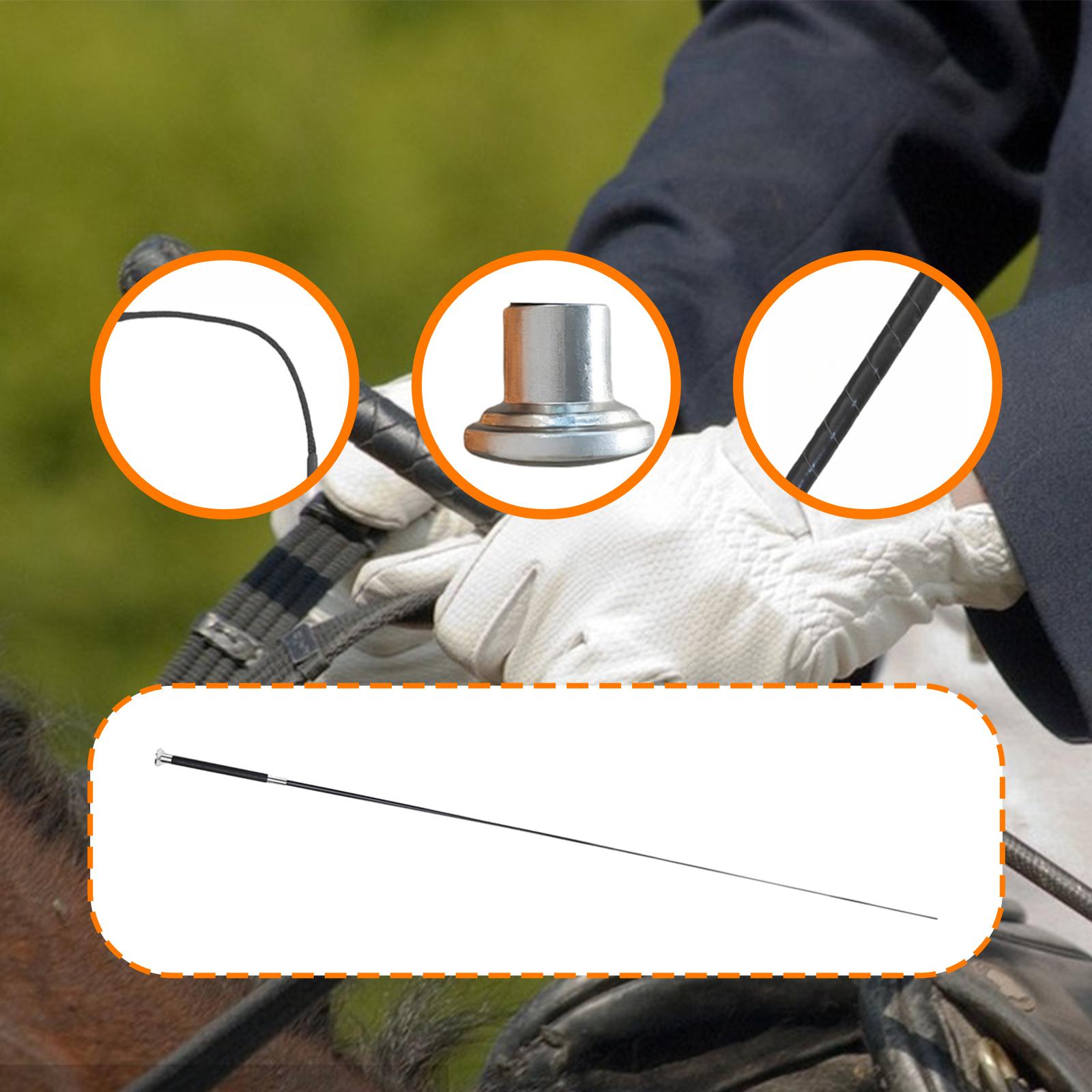 Riding Crop Dressage - Corda de Equitação Longa de Metal