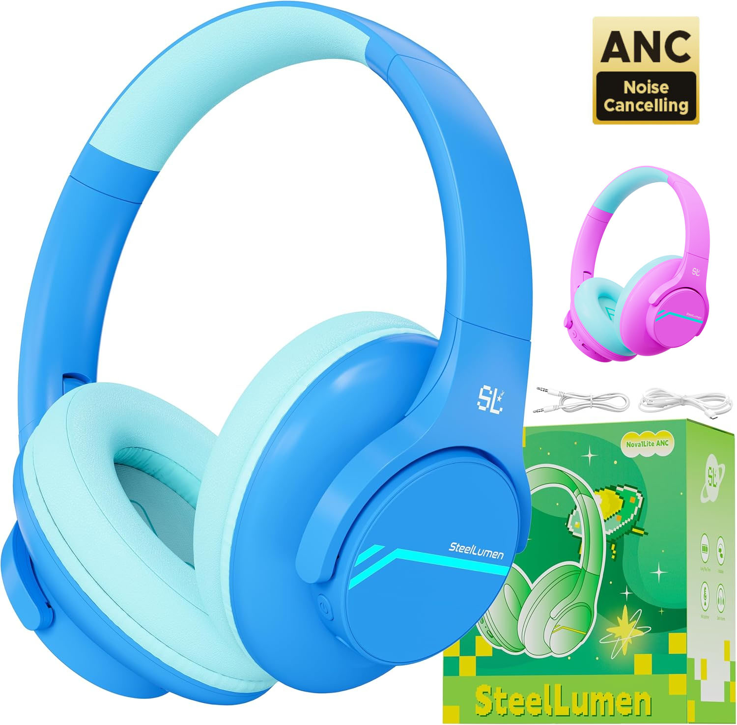 Outdoor Sport Activities For Kids - Anc cancelamento de ruído fones de