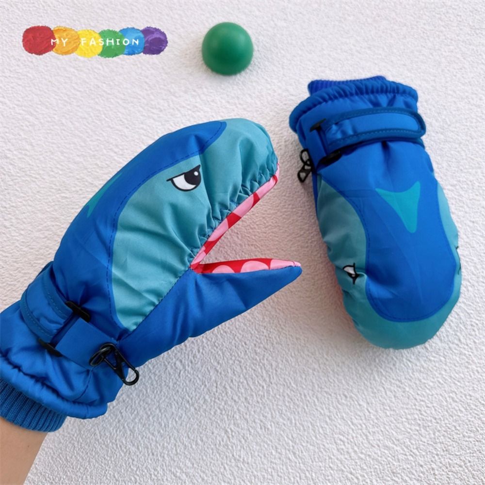Outdoor Sport Gloves - Luvas de Esqui Infantis com Estampa