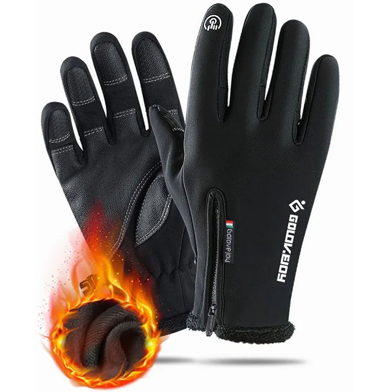 Horse Riding Glove - MXLLINA Inverno Quente Zíper Equestrian Luvas