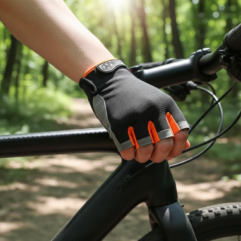 Outdoor Sport Gloves - Luvas de Ciclismo Meio Dedo para