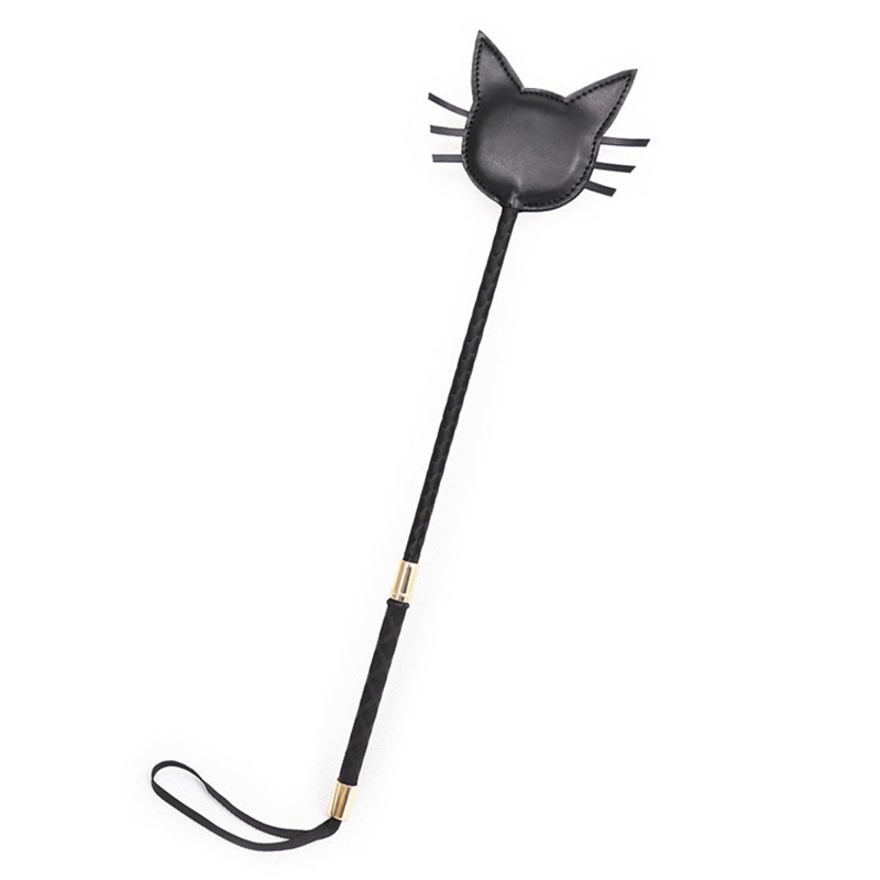 Riding Crop Dressage - Long Straight Cat Shape couro chicote,