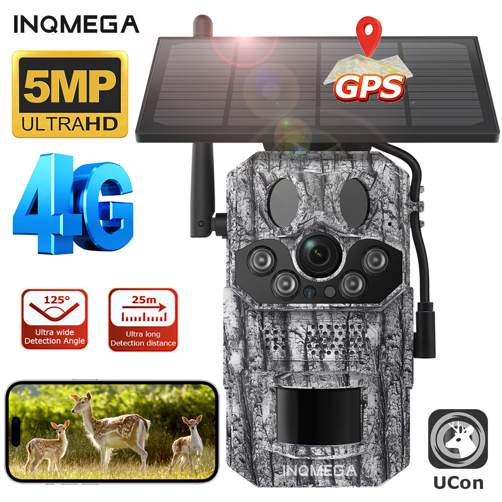 Outdoor Sport Camera - Inqmega4g 2k 5mp pir movimento ativado