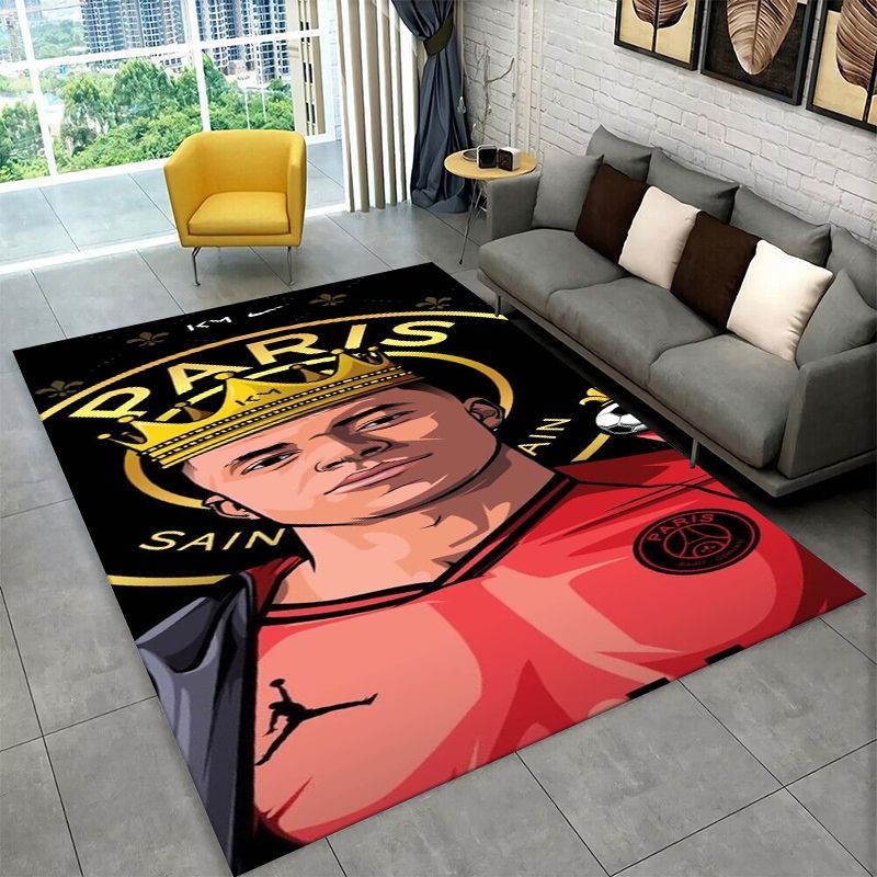 Outdoor Sport Live - Tapete Antiderrapante de Futebol M-Mbappe para