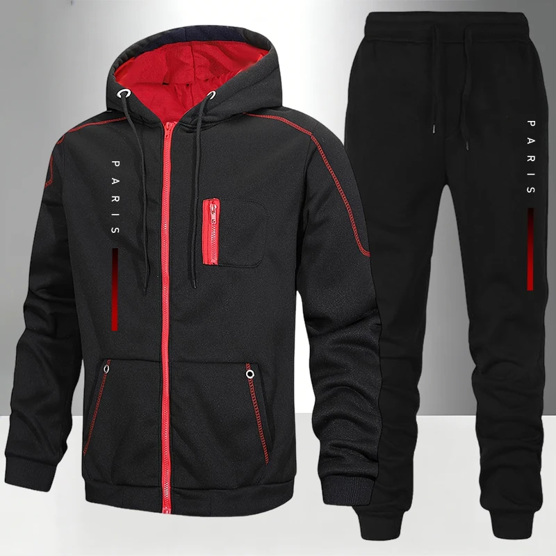 Outdoor Sports Outfit - Conjunto Masculino/Blazer/Calças Moda Paris, Casaco com