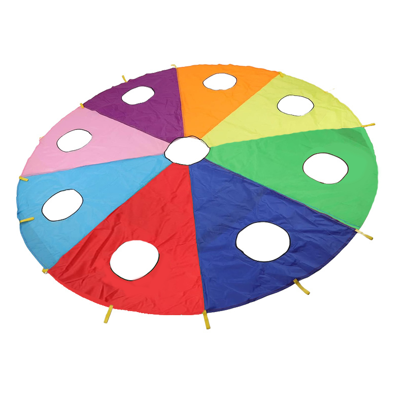 Outdoor Sports Umbrella - Guarda-chuva arco-íris com buracos, jogo gopher,