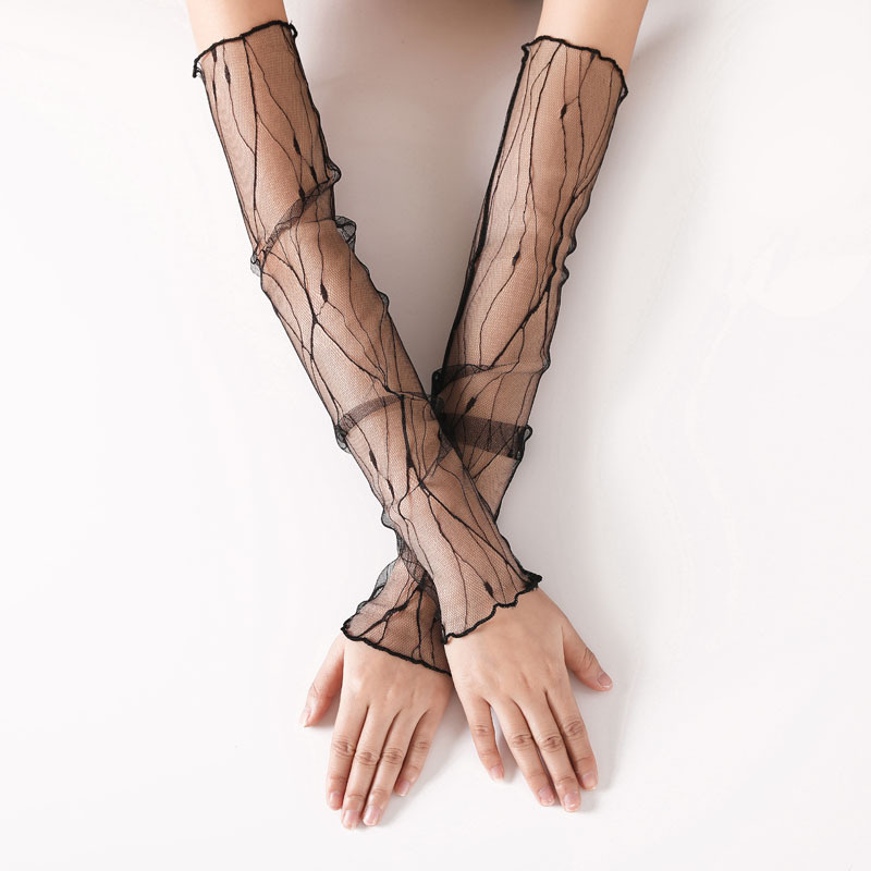 Outdoor Sport Gloves - Malha de gelo manga mulheres verão