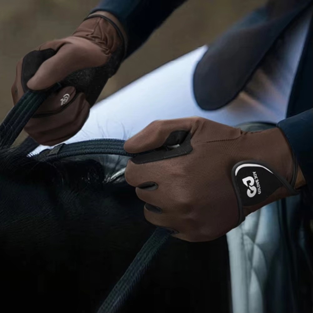 Horse Riding Glove - Novas luvas de equitação respiráveis antiderrapantes