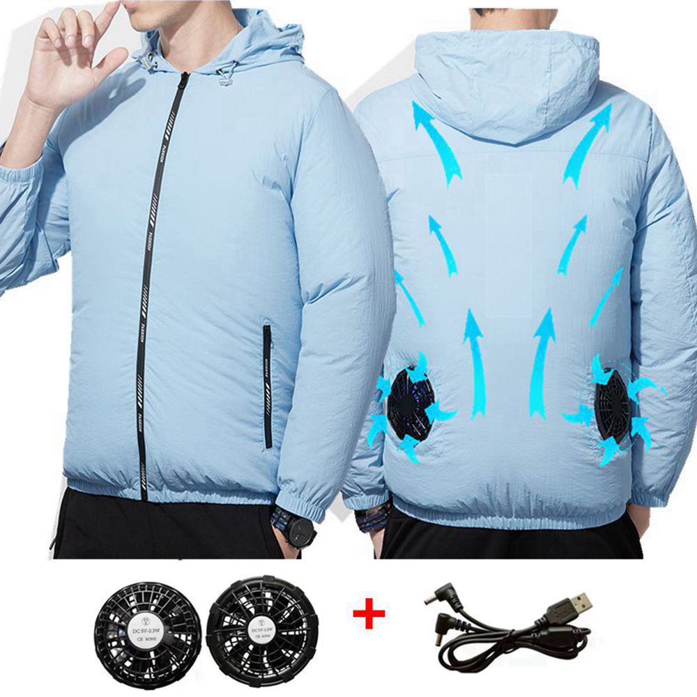 Outdoor Sport Jacket Brand - Verão esporte ventilador ar condicionado legal