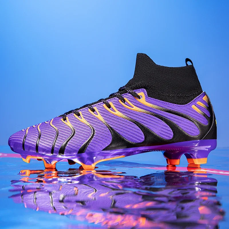Homens jogo botas de futebol e - Outdoor Sport Court avaliação e preço