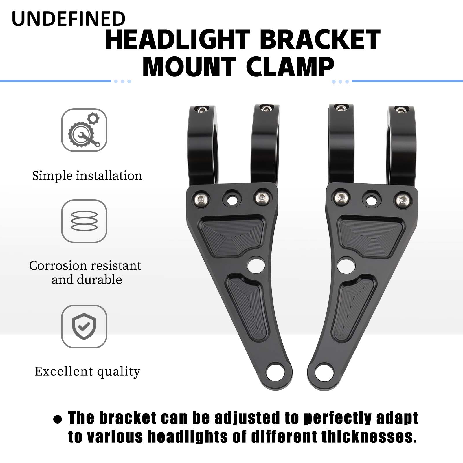 Universal Headlight Bracket Mo - Outdoor Sport Hose avaliação e preço