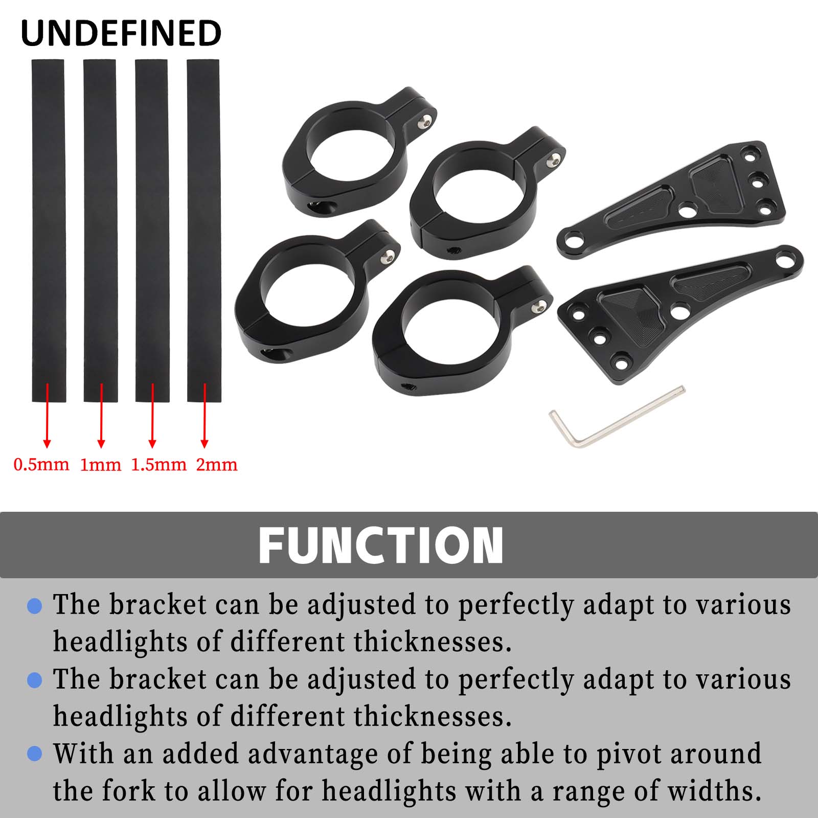 Universal Headlight Bracket Mo - Outdoor Sport Hose avaliação e preço