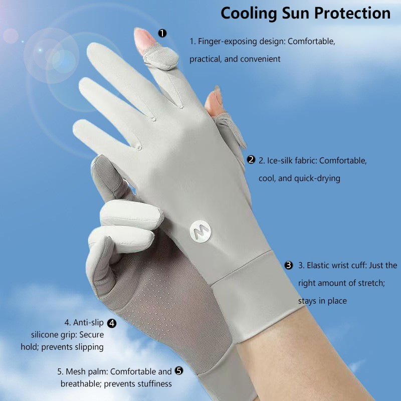 Luvas de Proteção Solar em Sed - Outdoor Sport Gloves avaliação e preço
