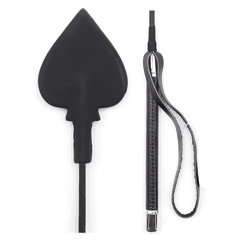 Black Silicone Butterfly Shape - Riding Crop Dressage avaliação e preço
