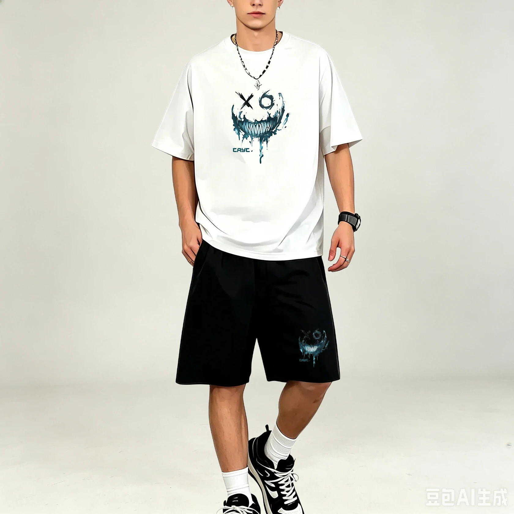 Conjuntos de Camisetas Masculi - Outdoor Sports Outfit avaliação e preço