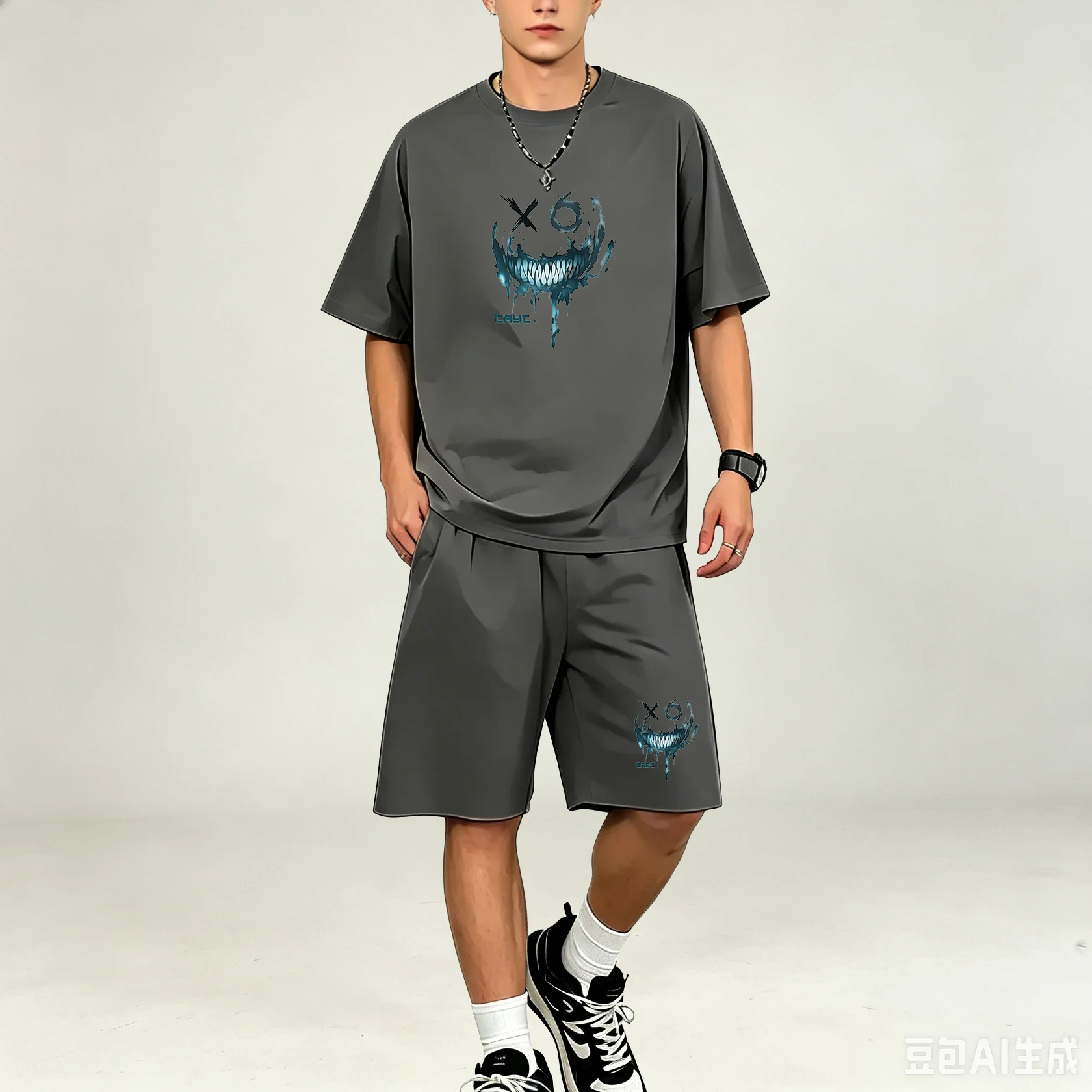 Conjuntos de Camisetas Masculi - Outdoor Sports Outfit avaliação e preço