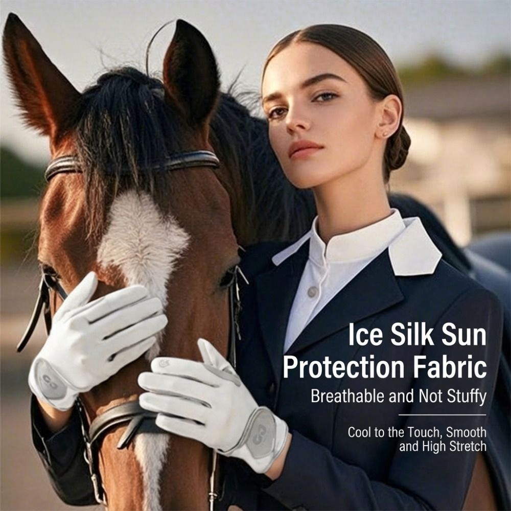 Novas Luvas de Montaria Respir - Horse Riding Glove avaliação e preço