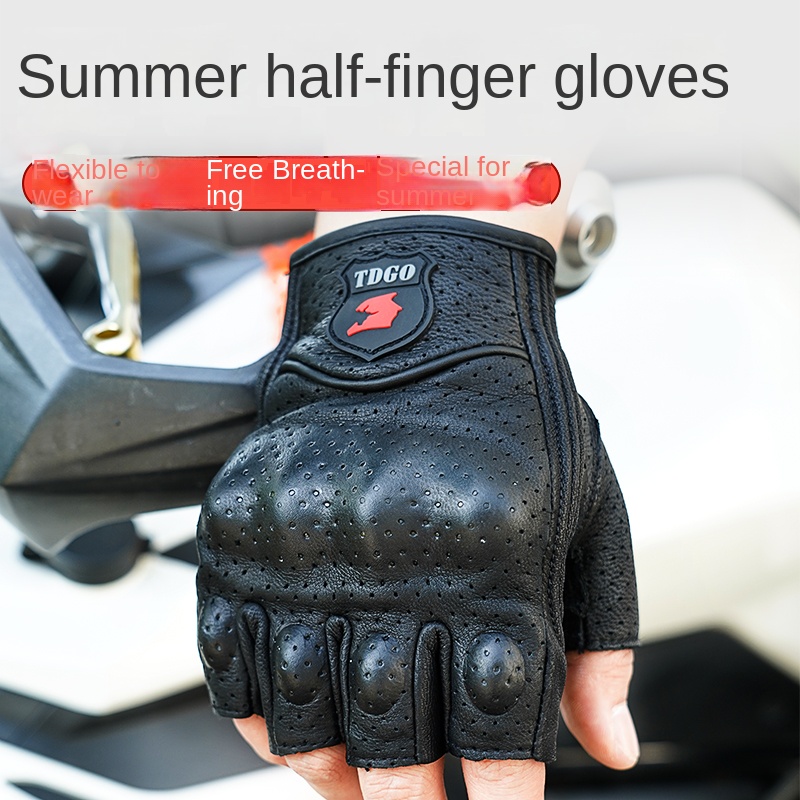 Luvas sem dedos, couro de cabr - Horse Riding Glove avaliação e preço