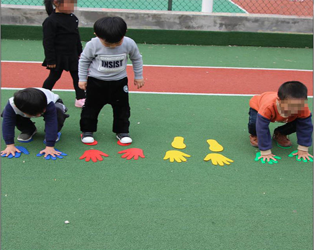 Crianças saltar mão pés sensor - Outdoor Sport Activities For Kids avaliação e preço