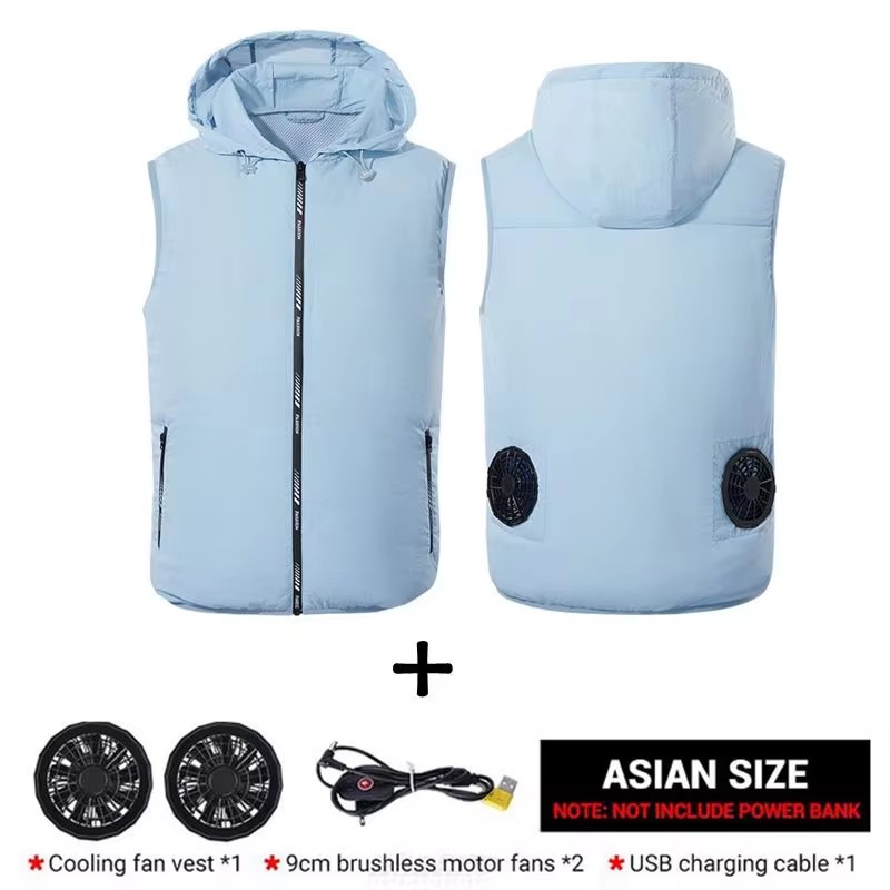Verão esporte ventilador ar co - Outdoor Sport Jacket Brand avaliação e preço