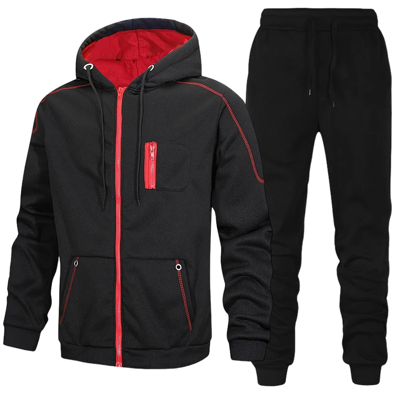 Conjunto Masculino de Moletom  - Outdoor Sports Outfit avaliação e preço