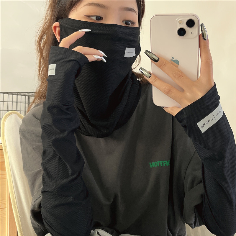 2 pçs conjunto sol proteção uv - Outdoor Sport Gloves avaliação e preço
