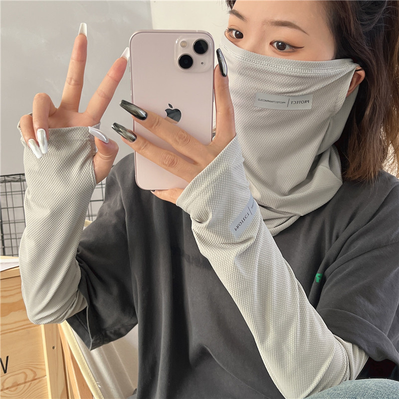 2 pçs conjunto sol proteção uv - Outdoor Sport Gloves avaliação e preço