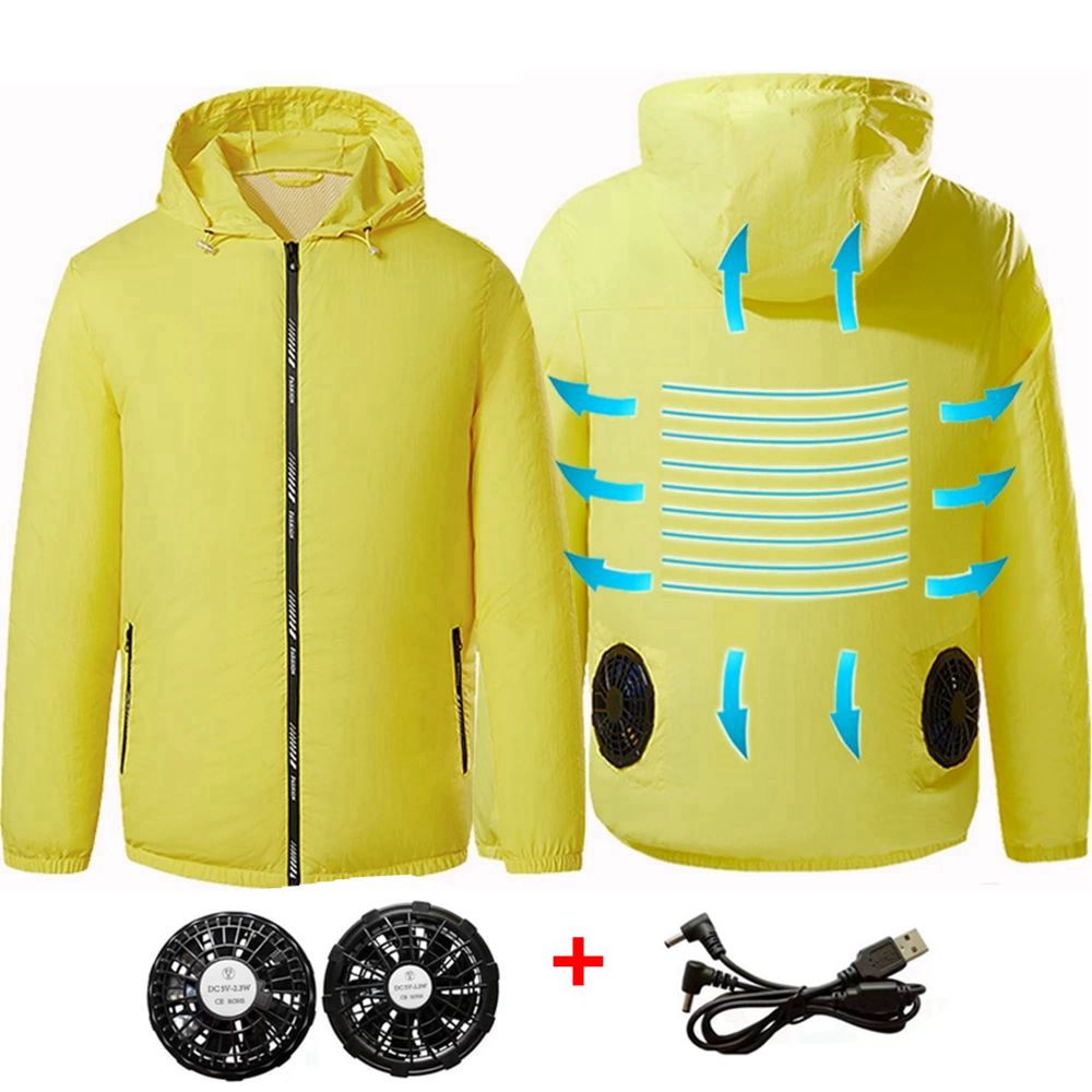 Verão esporte ventilador ar co - Outdoor Sport Jacket Brand avaliação e preço