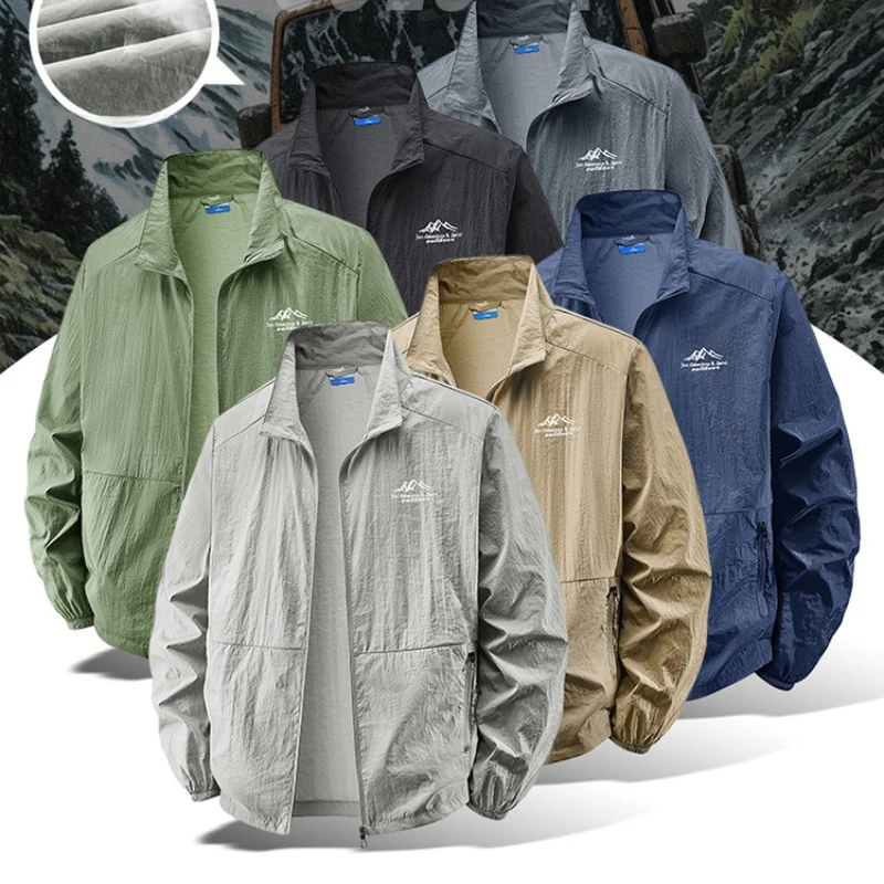 Jaqueta Masculina Leve para Ca - Outdoor Sport Jacket Brand avaliação e preço