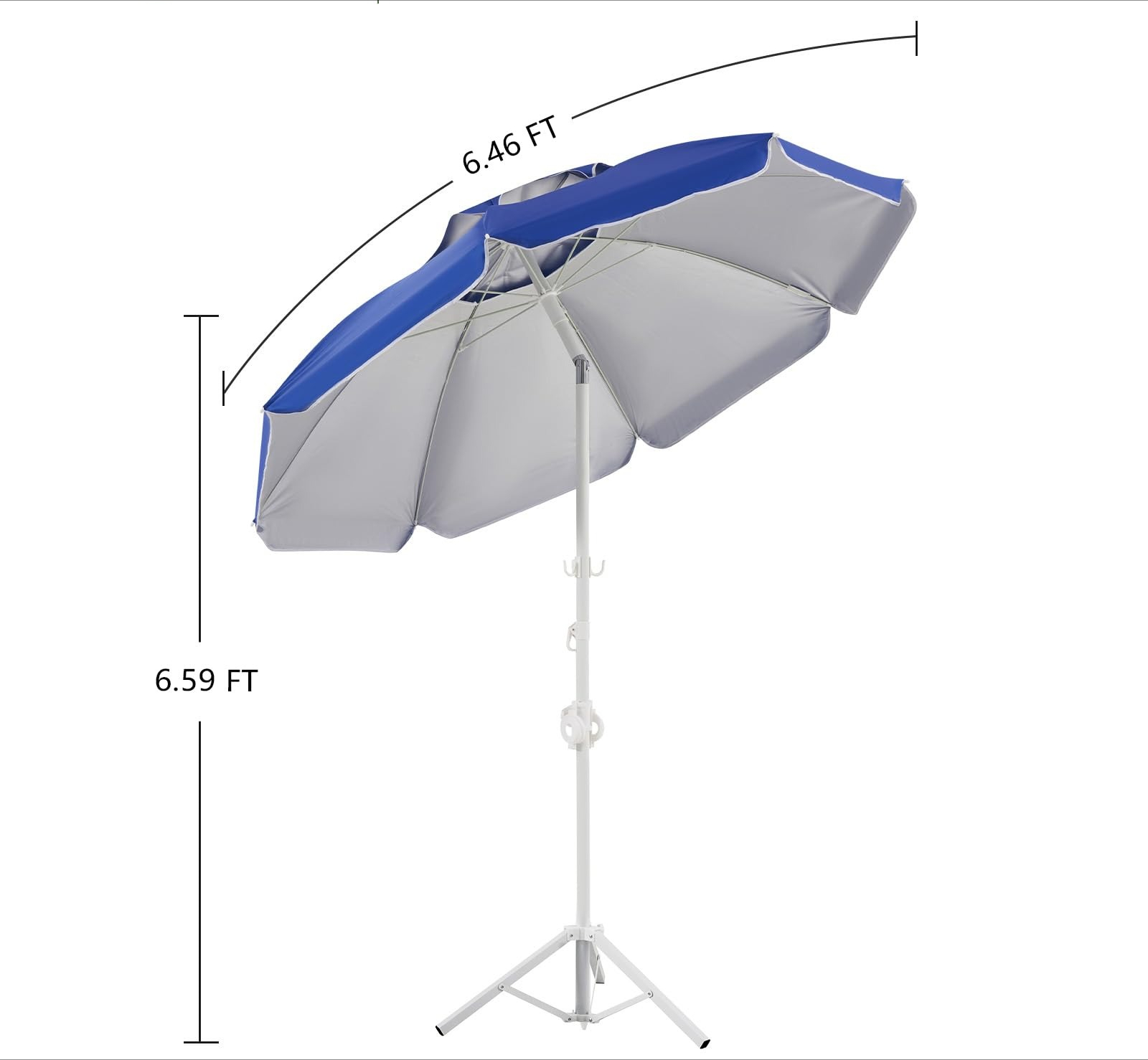 Guarda-Sol Portátil de 6,5 pés - Outdoor Sports Umbrella avaliação e preço